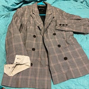Plaid Blazer